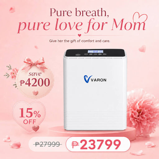 VARON 1-6L Continuous Flow Portable Oxygen Concentrator VP-6