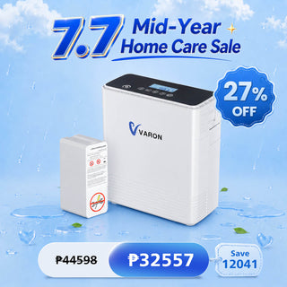 VARON VP-6 Oxygen Concentrator Combo with Extra Battery