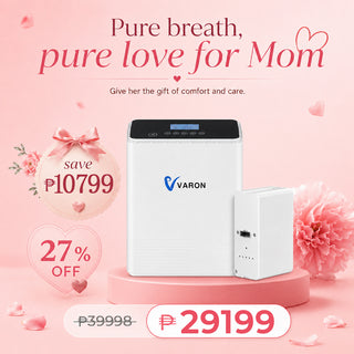 VARON VP-6 Oxygen Concentrator Combo with Extra Battery
