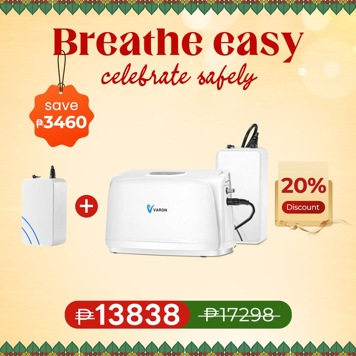 VARON VL-1 Oxygen Concentrator Combo with Extra Battery