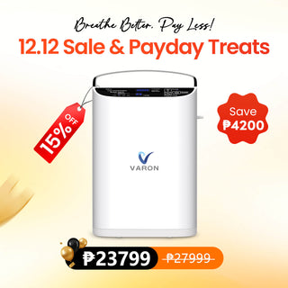 VARON 5L Pulse Flow Portable Oxygen Concentrator VP-1