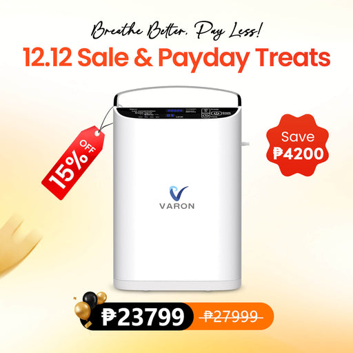 VARON 5L Pulse Flow Portable Oxygen Concentrator VP-1