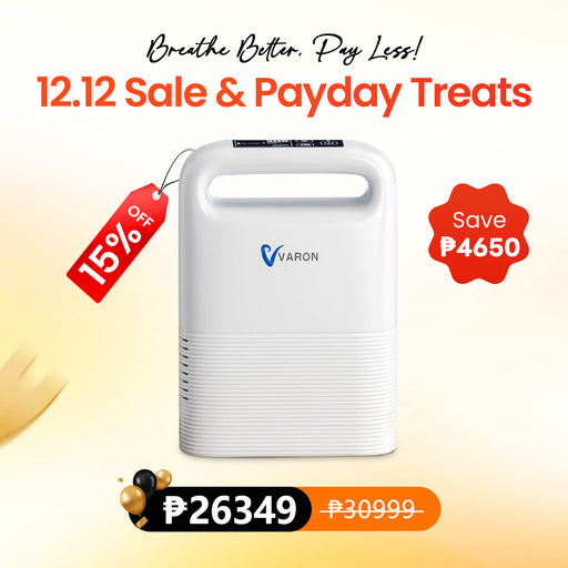 VARON 5L Pulse Flow Portable Oxygen Concentrator VP-2