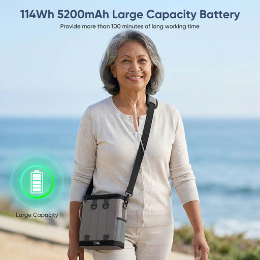 VARON 1-6L Continuous Flow Portable Oxygen Concentrator VP-6