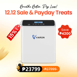 VARON 1-6L Continuous Flow Portable Oxygen Concentrator VP-6